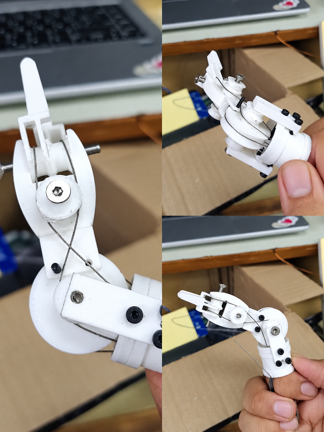 3D-printed tendon-actuated surgical end-effector
